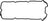 Victor Reinz 71-53659-00 Engine Valve Cover Gasket - Left