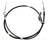 Raybestos BC97063 Parking Brake Cable - Rear Right