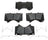 Raybestos MGD1303CH Disc Brake Pad Set - Front