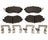 Raybestos MGD1539CH Disc Brake Pad Set - Front