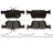 Raybestos MGD1665CH Disc Brake Pad Set - Rear