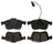 Raybestos MGD1721AC Disc Brake Pad Set - Front