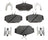 Raybestos MGD601MH Disc Brake Pad Set - Front