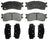 Raybestos PGD889C Disc Brake Pad Set - Front