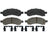 Raybestos SP1169ATRH Disc Brake Pad Set - Front