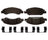 Raybestos SP1367APPH Disc Brake Pad Set - Front