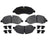 Raybestos SP1774TRH Disc Brake Pad Set - Front