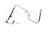 Sunsong 2204352 Brake Hydraulic Hose - Rear Left