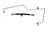Sunsong 2206145 Brake Hydraulic Hose - Rear Right