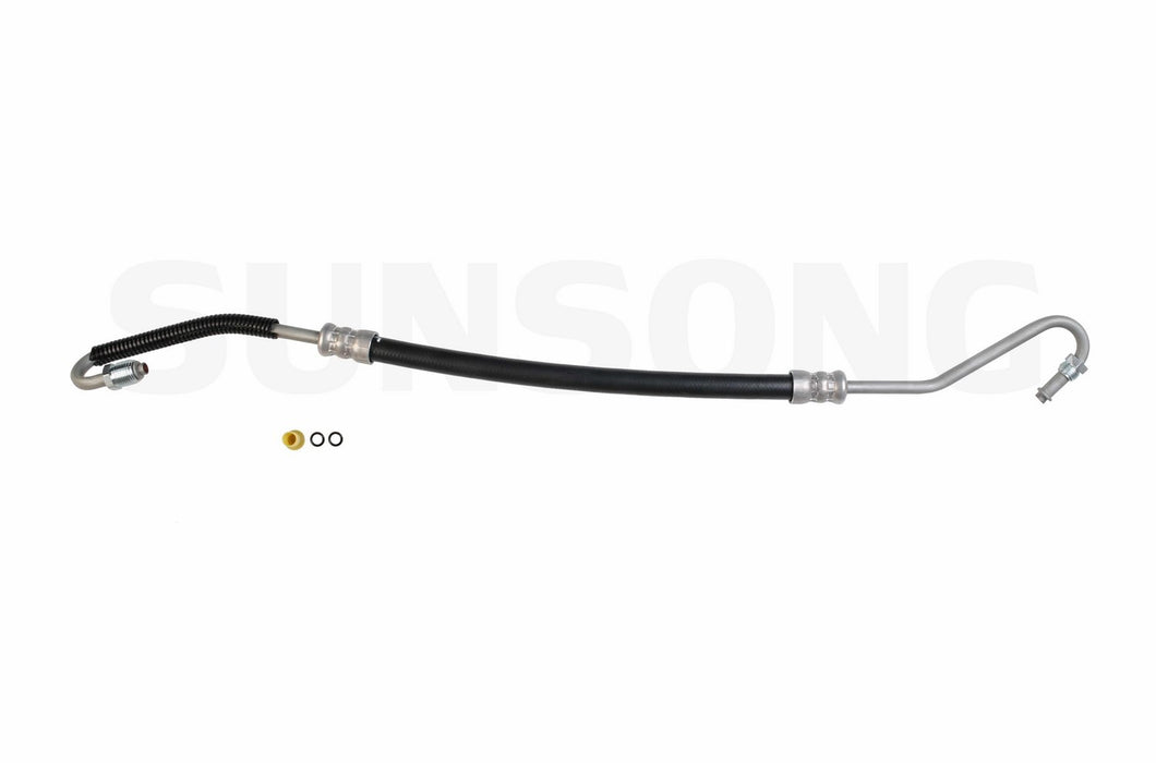 Sunsong 3401047 Power Steering Pressure Line Hose Assembly - Hydroboost To Gear