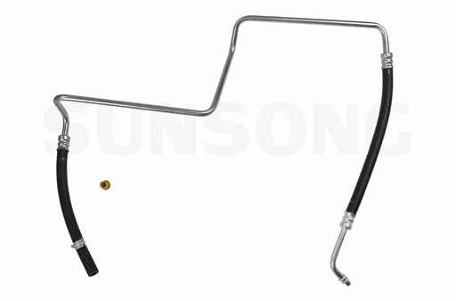 Sunsong 3401143 Power Steering Return Line Hose Assembly - Gear To Cooler