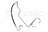 Sunsong 3401303 Power Steering Pressure Line Hose Assembly