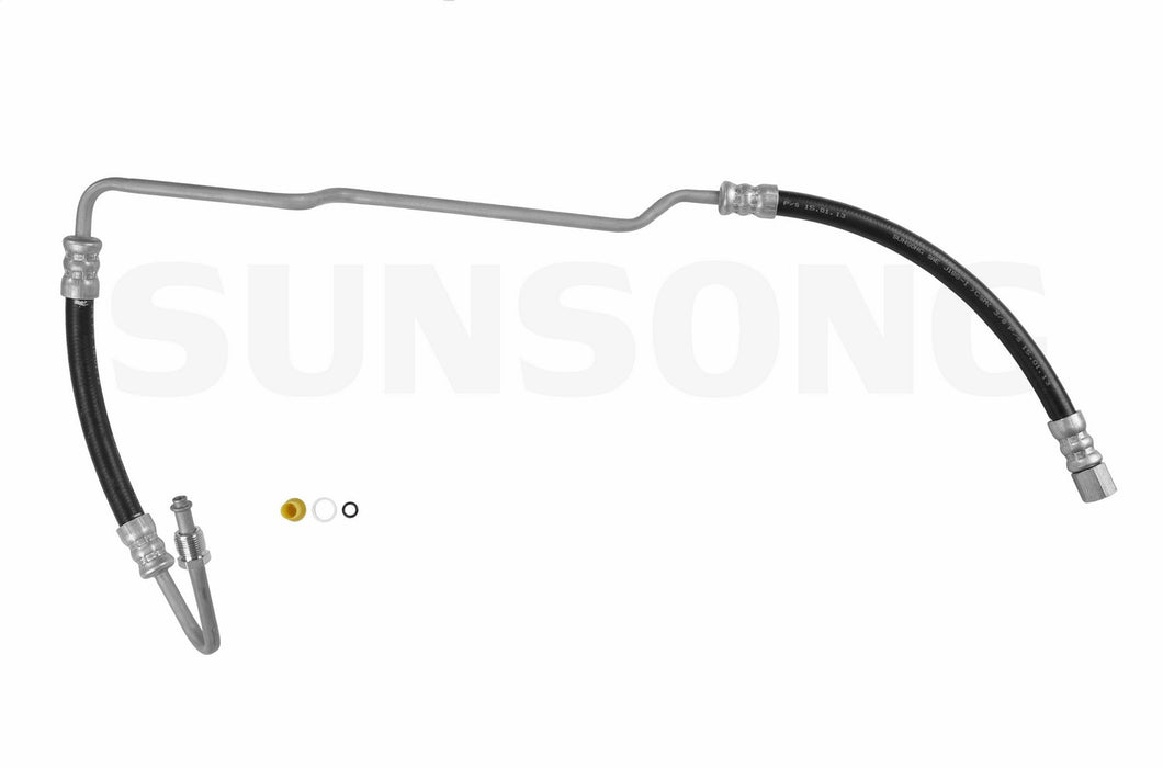 Sunsong 3401379 Power Steering Pressure Line Hose Assembly - To Gear