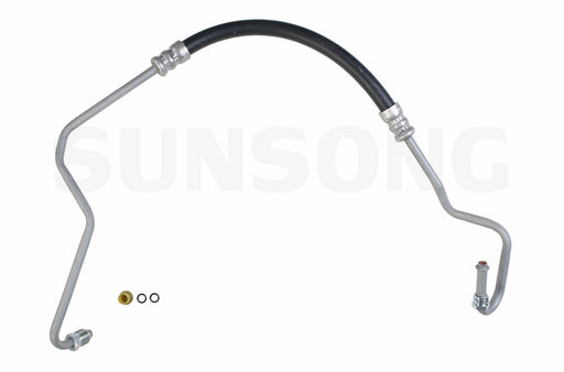 Sunsong 3401466 Power Steering Pressure Line Hose Assembly - Pump To Hydroboost