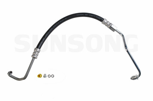 Sunsong 3401695 Power Steering Pressure Line Hose Assembly - Pump To Hydroboost