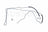 Sunsong 3401736 Power Steering Return Line Hose Assembly - Gear To Cooler