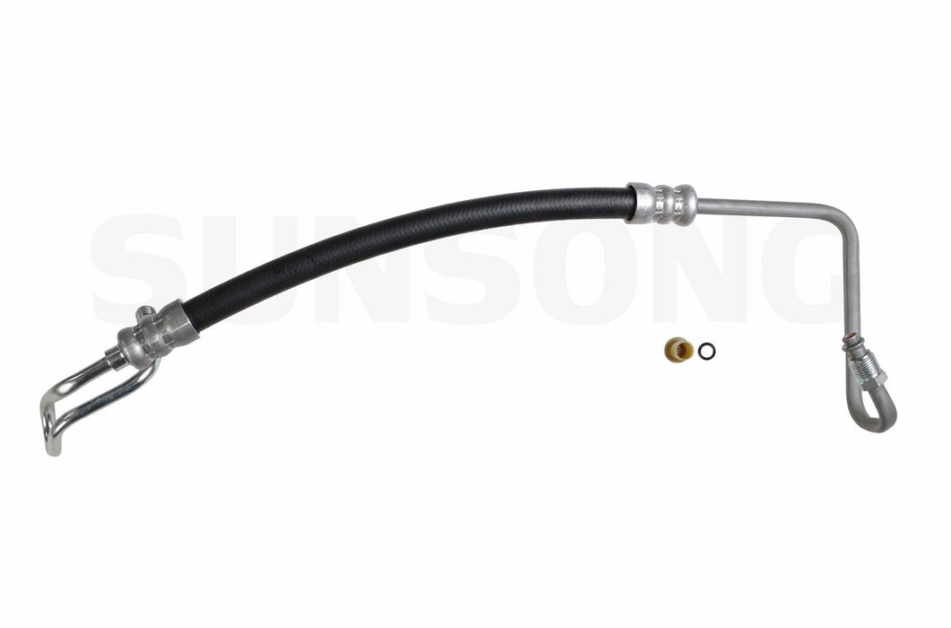 Sunsong 3401749 Power Steering Pressure Line Hose Assembly - Hydroboost To Gear