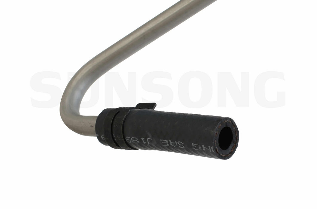Sunsong 3401806 Power Steering Return Line Hose Assembly - Hydroboost To Pump
