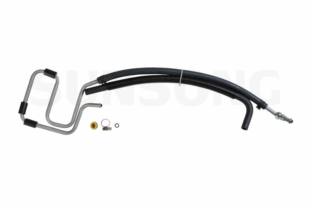 Sunsong 3401827 Power Steering Return Line Hose Assembly - From Gear