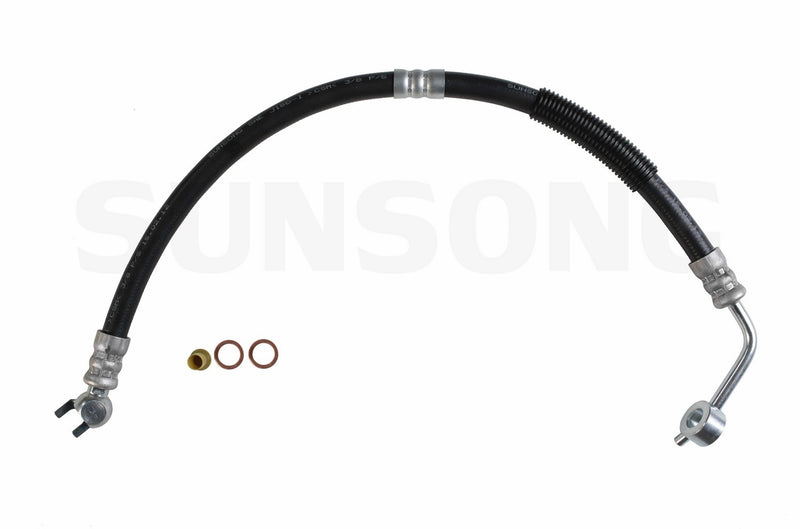 Sunsong 3401901 Power Steering Pressure Line Hose Assembly - From Pump