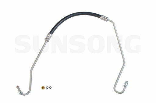 Sunsong 3402033 Power Steering Pressure Line Hose Assembly - Hydroboost To Gear
