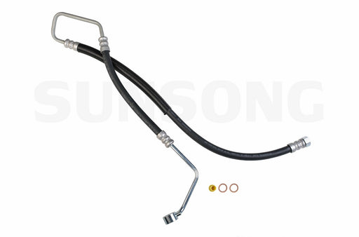 Sunsong 3402342 Power Steering Pressure Line Hose Assembly - From Pump