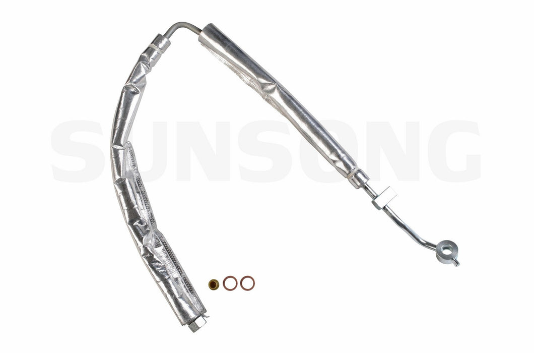 Sunsong 3402377 Power Steering Pressure Line Hose Assembly - From Pump