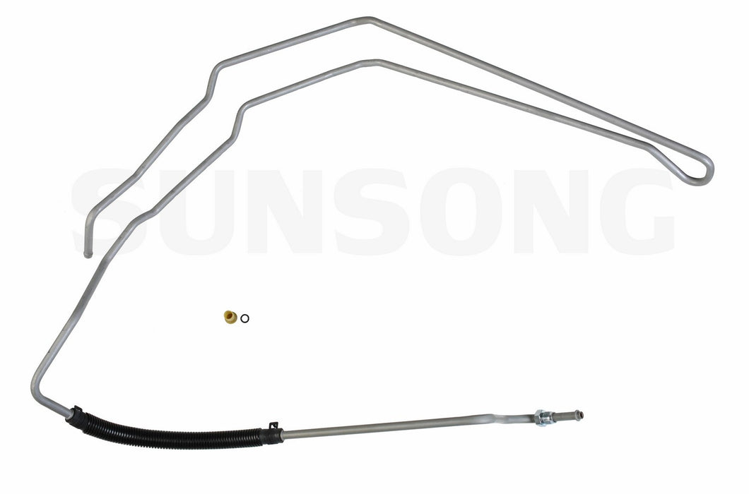 Sunsong 3402400 Power Steering Return Line Hose Assembly - From Gear