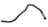 Sunsong 3403652 Power Steering Return Line Hose Assembly - Cooler To Reservoir