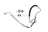 Sunsong 3404132 Power Steering Pressure Line Hose Assembly