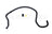 Sunsong 3404324 Power Steering Return Line Hose Assembly - Connector To Pipe
