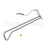Sunsong 3404880 Power Steering Return Line Hose Assembly - Cooler Tube