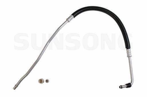 Sunsong 5801001 Engine Oil Cooler Hose Assembly - Outlet (Lower)