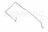 Sunsong 5801038 Automatic Transmission Oil Cooler Hose Assembly - Auxiliary Cooler (Driver Side) to Transmission (Lower)