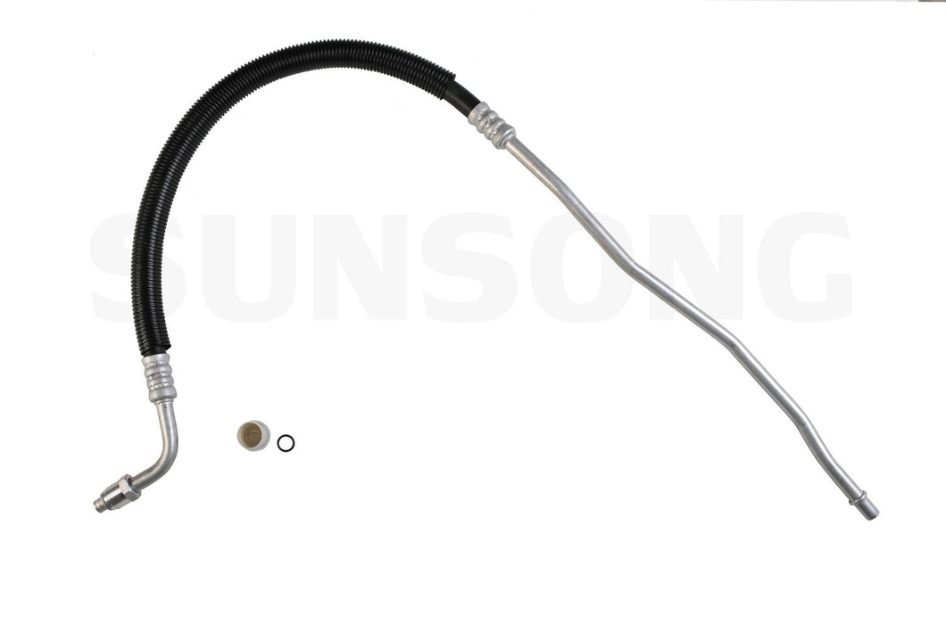 Sunsong 5801084 Engine Oil Cooler Hose Assembly - Outlet (Lower)