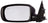TechPro A1CH328L Door Mirror - Left
