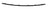 TechPro AU1144105 Bumper Cover Molding - Rear