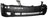 TechPro BM1000183C Bumper Cover - Front