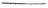 TechPro BM1068108 License Plate Bracket - Front