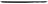 TechPro BM1144113 Bumper Cover Molding - Rear