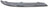 TechPro CH1047103C Bumper Cover Molding - Front Right