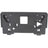 TechPro CH1068109 License Plate Bracket - Front