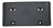TechPro CH1068131 License Plate Bracket - Front
