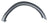 TechPro CH1291109 Wheel Arch Molding - Front Right