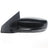 TechPro CH1320469 Door Mirror Set - Left