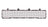 TechPro FI1036100C Bumper Cover Grille - Front