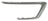 TechPro FO1038225 Bumper Insert - Front Left