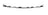 TechPro FO1144119 Bumper Cover Molding - Rear