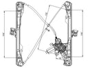 TechPro FO1350132 Window Regulator - Front Left