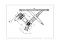 TechPro FO1351131 Window Regulator - Front Right